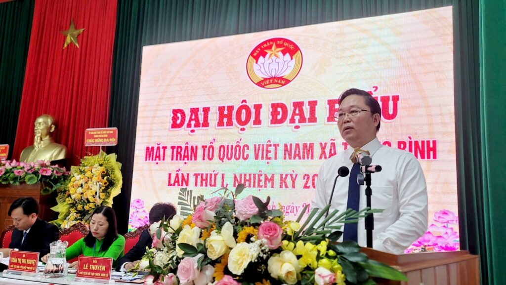 Dai hoi UBMTTQ xa Thang Binh