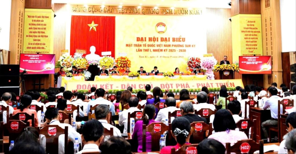 Dai hoi dai bieu MTTQ phuong Tam Ky lan thu I 1