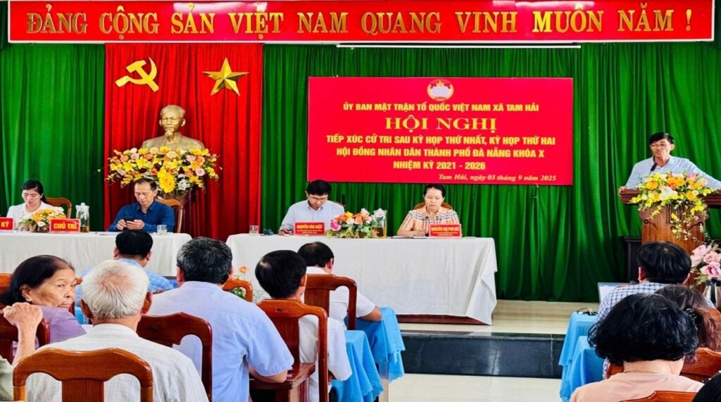 Cử tri đề nghị có chính sách đầu tư đặc thù cho xã đảo Tam Hải
