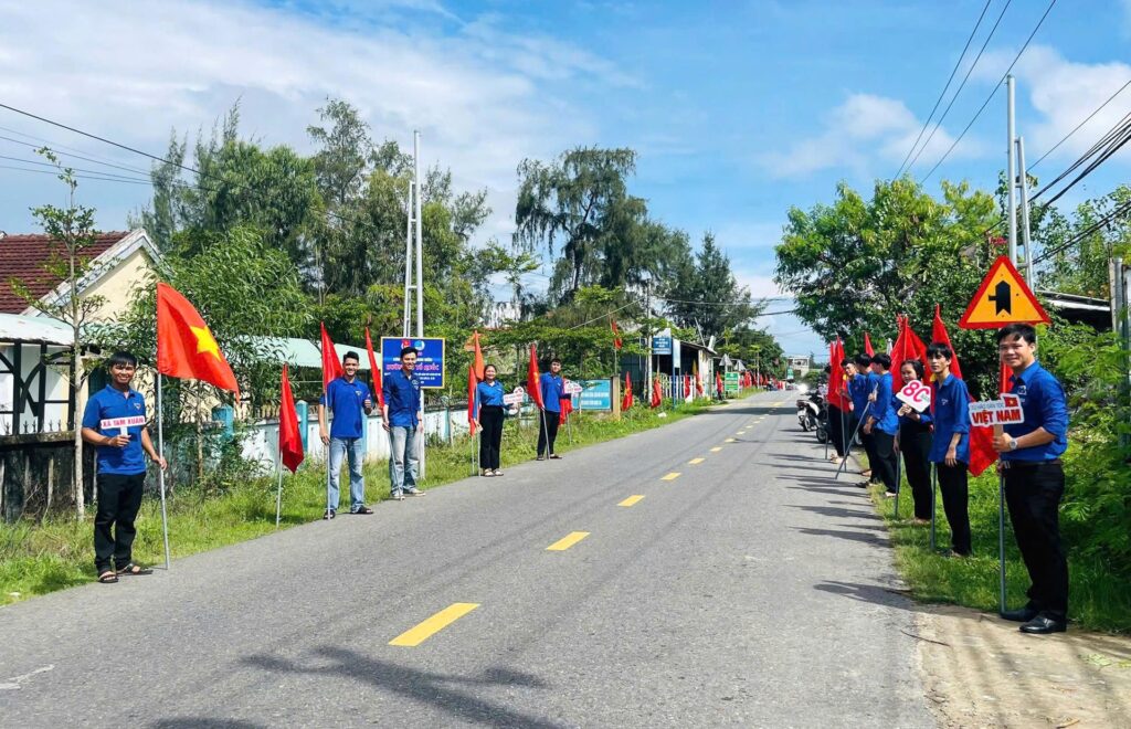 Trang tri mung dai hoi Dang 1