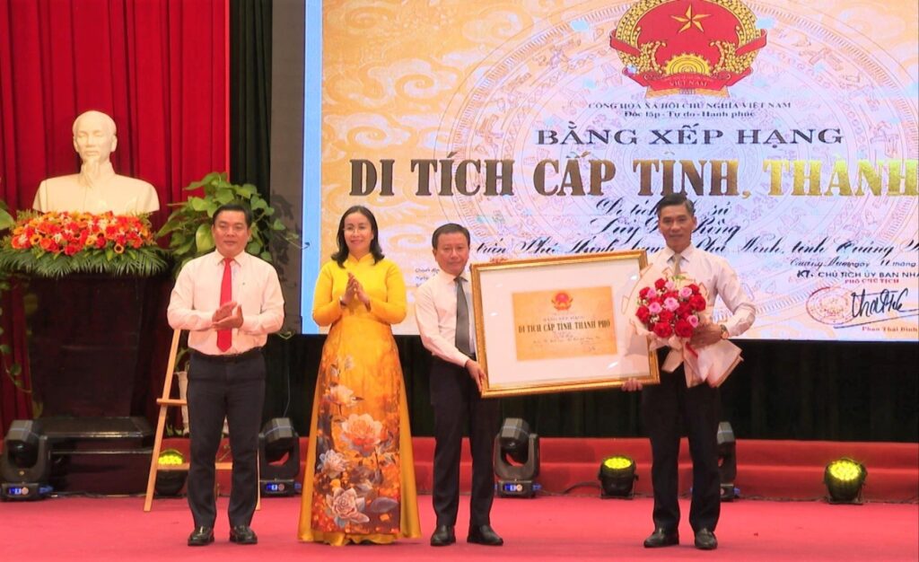 Di tích Lũy Đá Rồng được xếp hạng di tích lịch sử cấp thành phố
