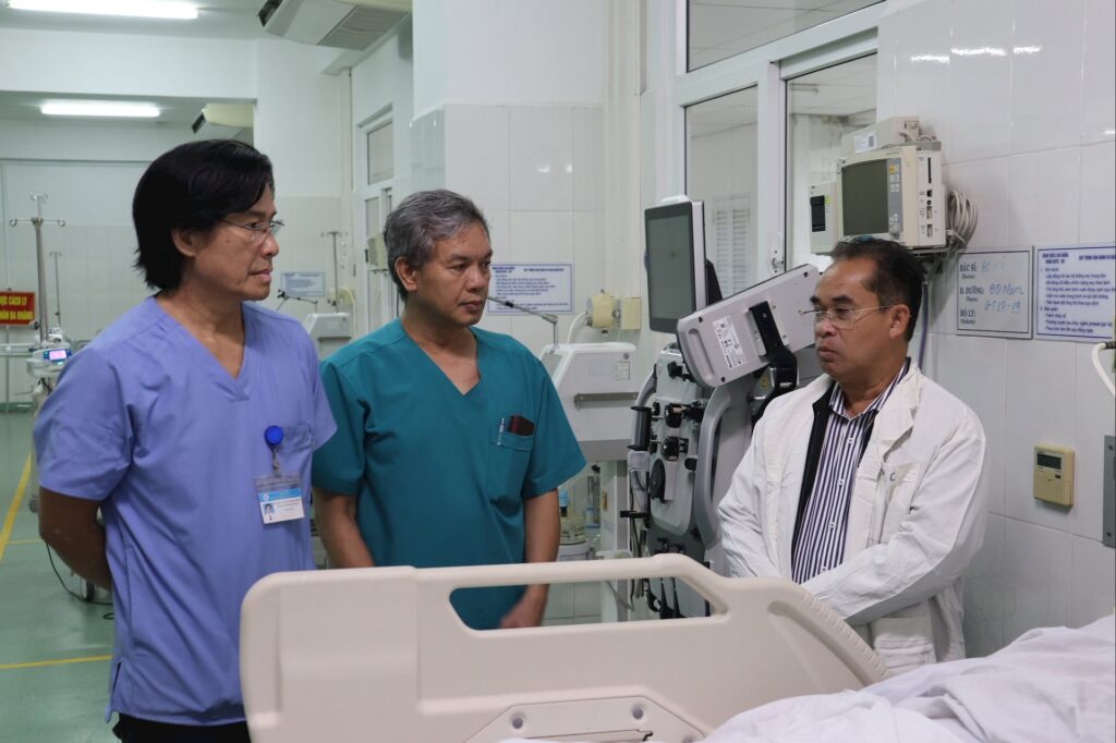 Tham gia dinh bi ngat khi