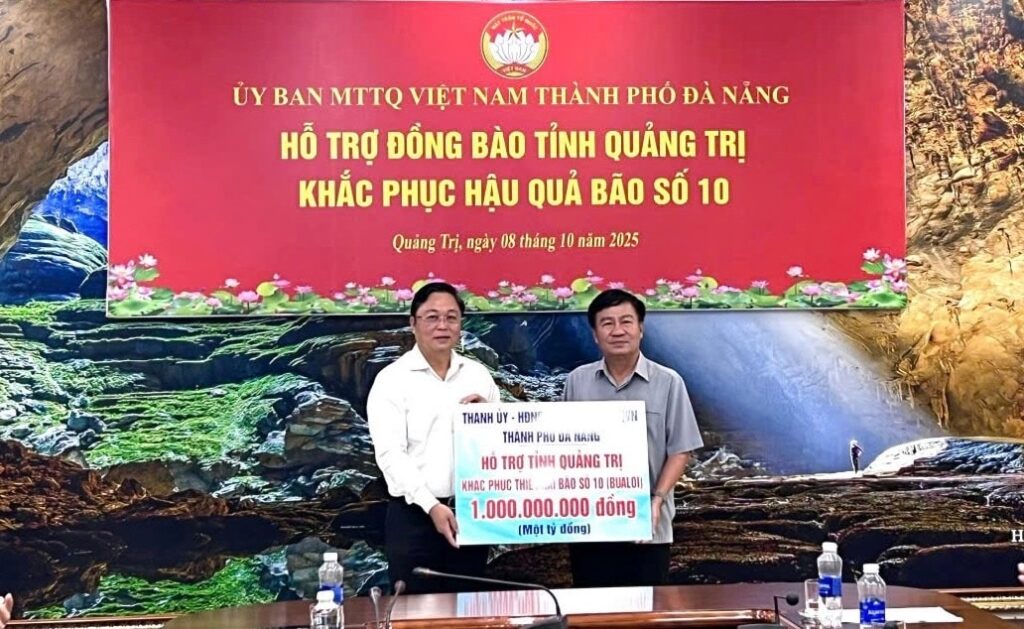 Ung ho dong bao Quang Tri