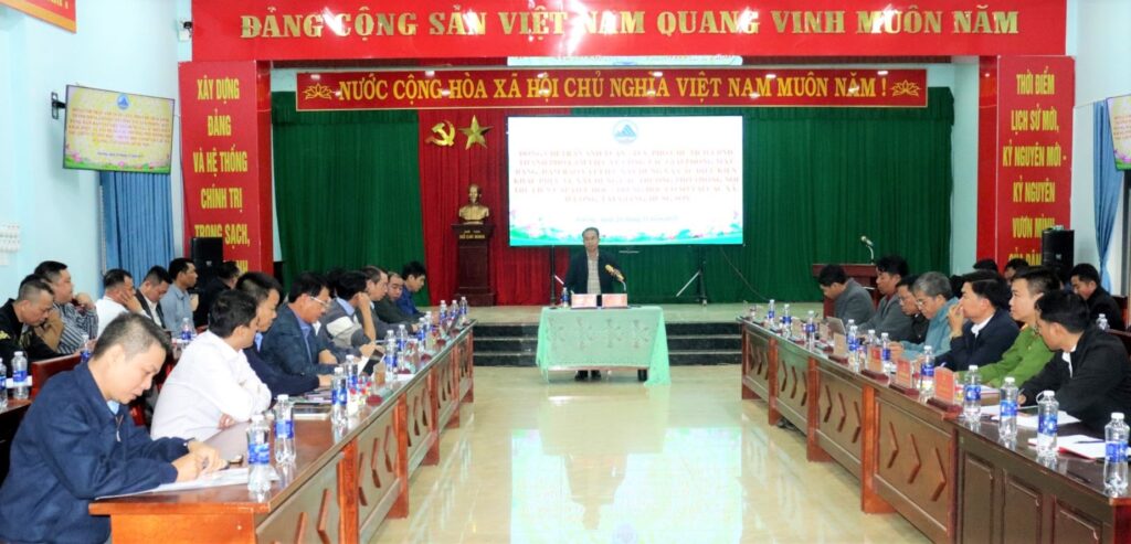 Chuan bi xay truong lien cap tai xa A Vuong