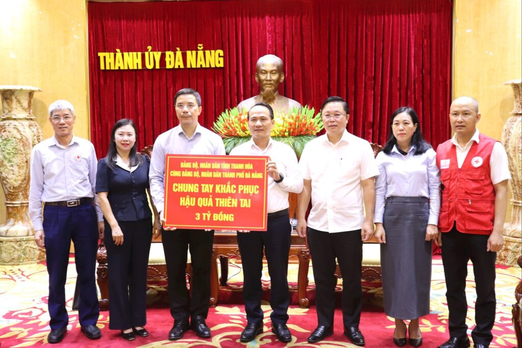 Thanh Hoa ung ho Da Nang 3 ty khac phuc thien tai