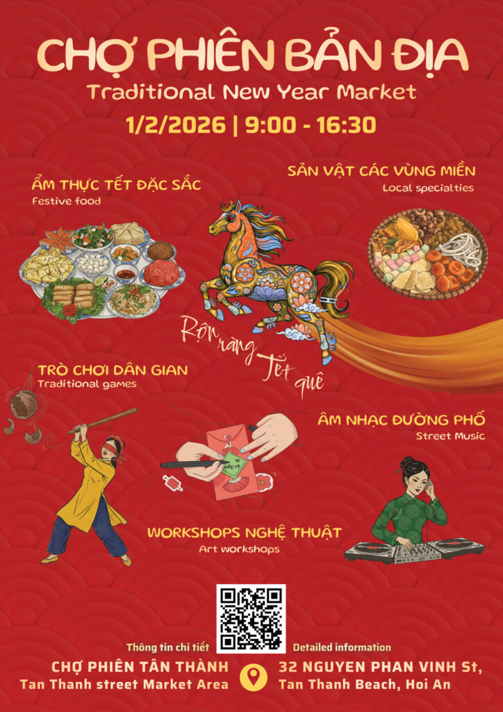 Banner Sale Khuyến mãi Tết Năm mới Nhà hàng Đồ ăn