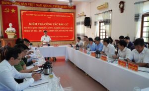 Kiem tra cong tac bau cu tai xa Chien Dan