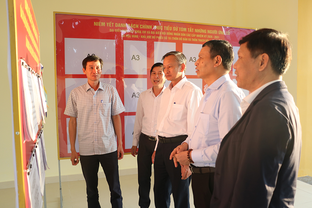 Kiem tra cong tac bau cu Hoa Vang Hoa Tien Ba Na 2