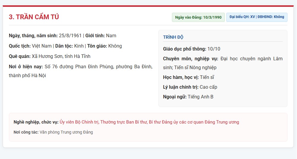 Danh sach trung cu DBQH 2026 2