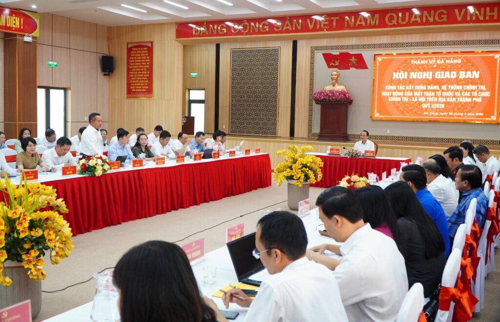 Giao ban cong tac Dang quy 1 2026 1