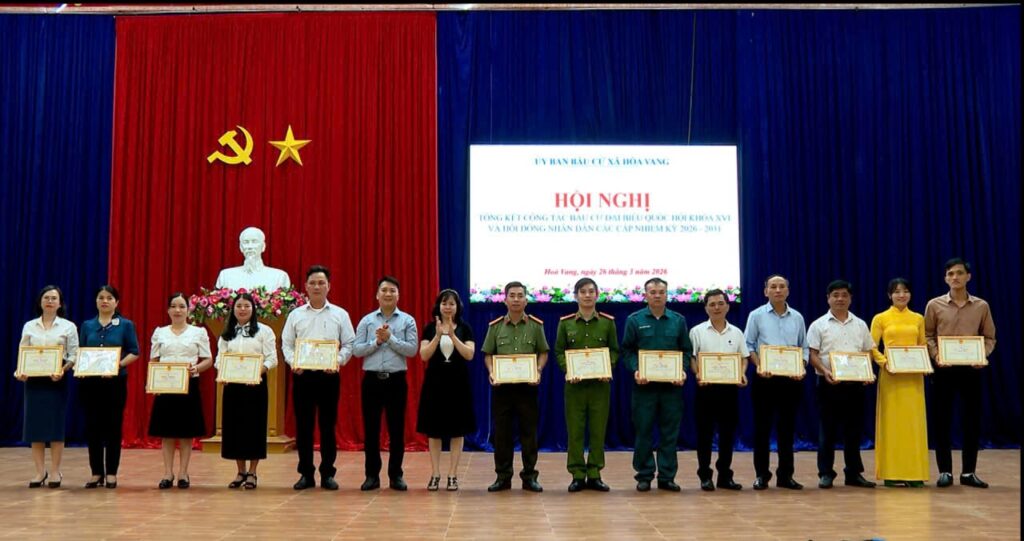 Hoa Vang tong ket bau cu 1