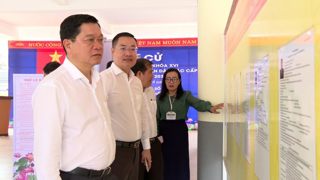 Kiem tra cong tac bau cu phuong An Khe 1