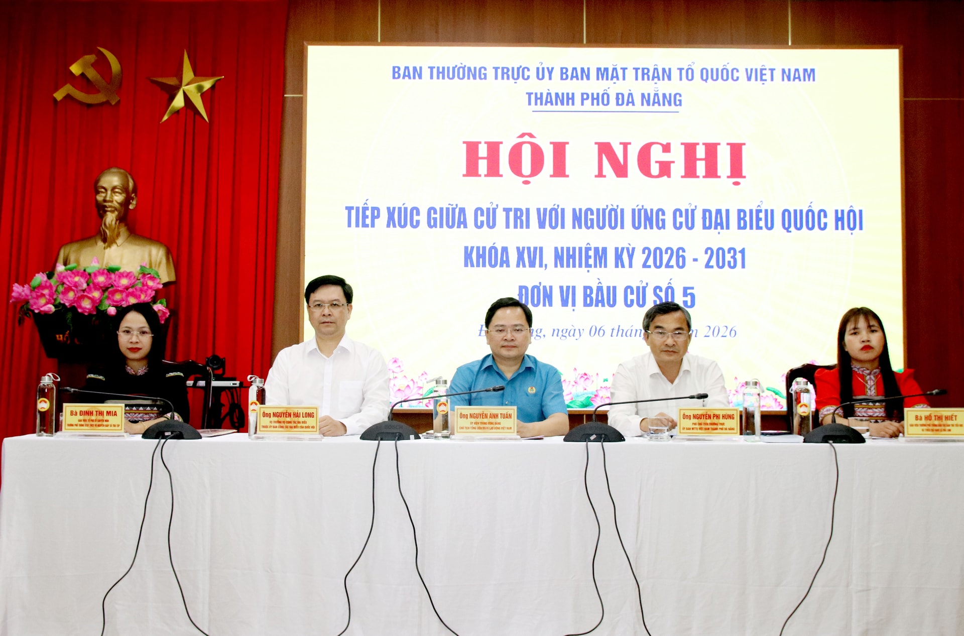 Ứng cử viên đại biểu Quốc hội khóa XVI, Đơn vị bầu cử số 5 tiếp xúc cử tri, vận động bầu cử