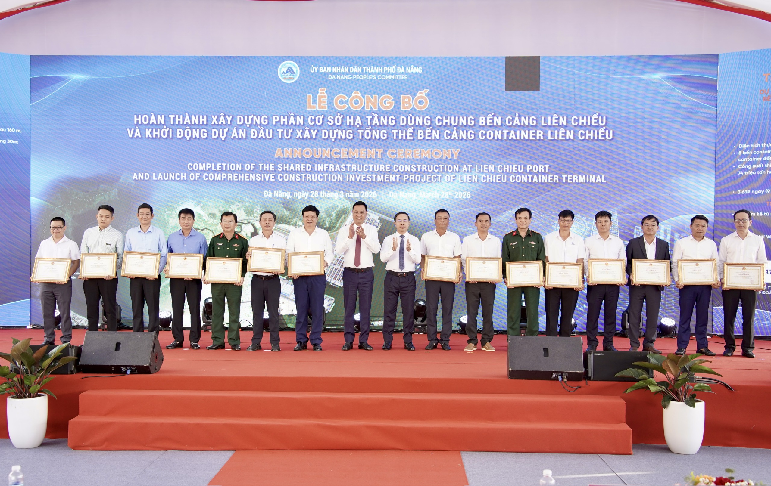 Hoàn thành hạ tầng Cảng Liên Chiểu sau hơn 1.200 ngày thi công