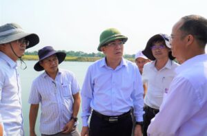 Dap ngan man song Vinh Dien