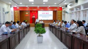 Gap mat doan dai bieu tham du Dai hoi DB MTTQ VN 2026