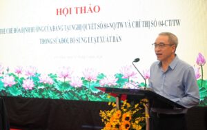 Hoi thao Nghi quyet 80, chi thi 04
