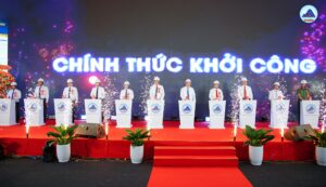 Khoi cong du an nut giao thong cau Hoa Xuan