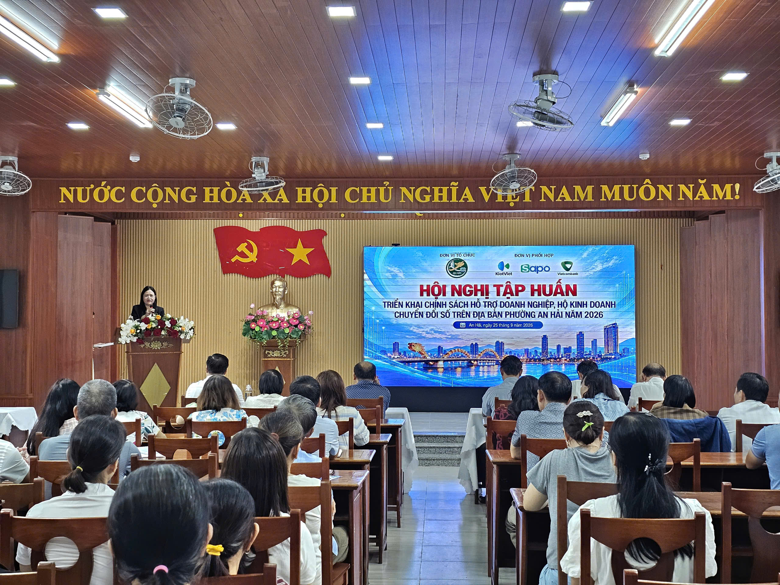 Tập huấn triển khai chính sách hỗ trợ doanh nghiệp, hộ kinh doanh chuyển đổi số trên địa bàn phường An Hải năm 2026