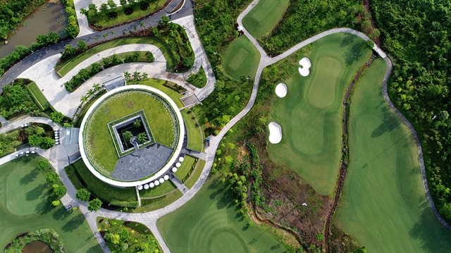 a golf course