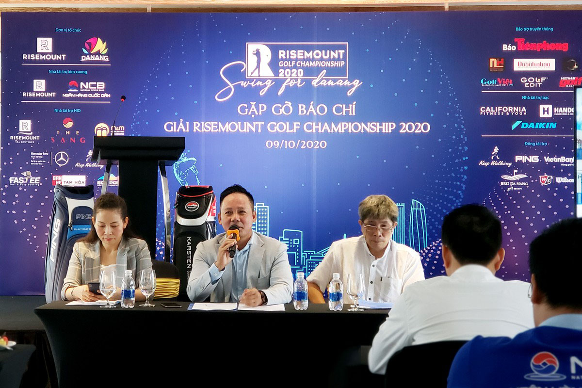 a press conference