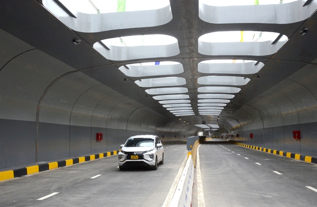 a tunnel section
