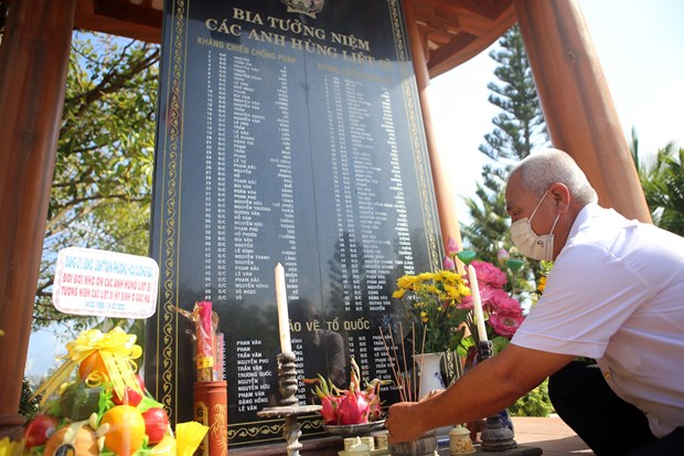 a war veteran lit incense to remember