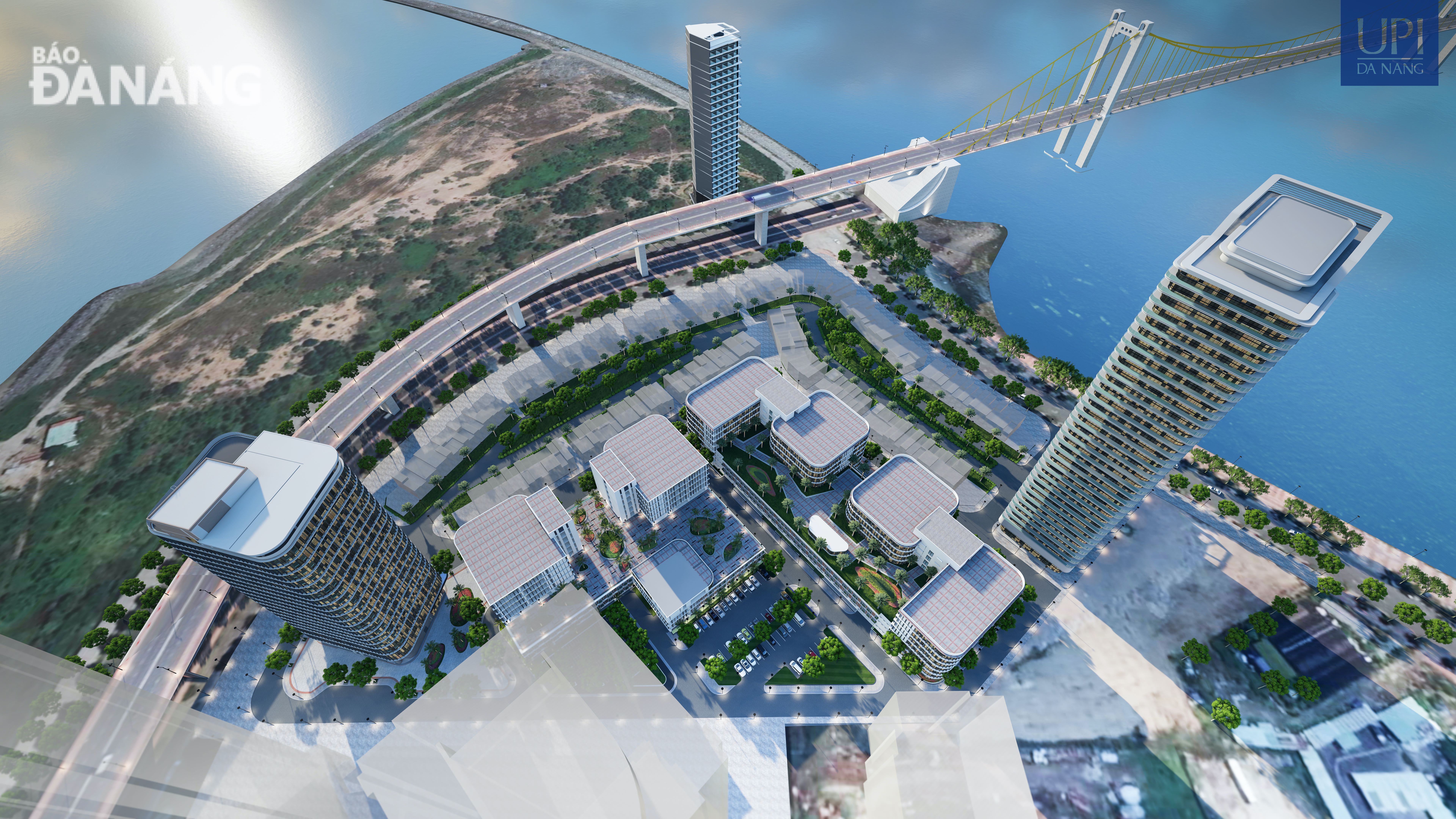 an artist e2 80 99s impression on the software park no 2 seen from above