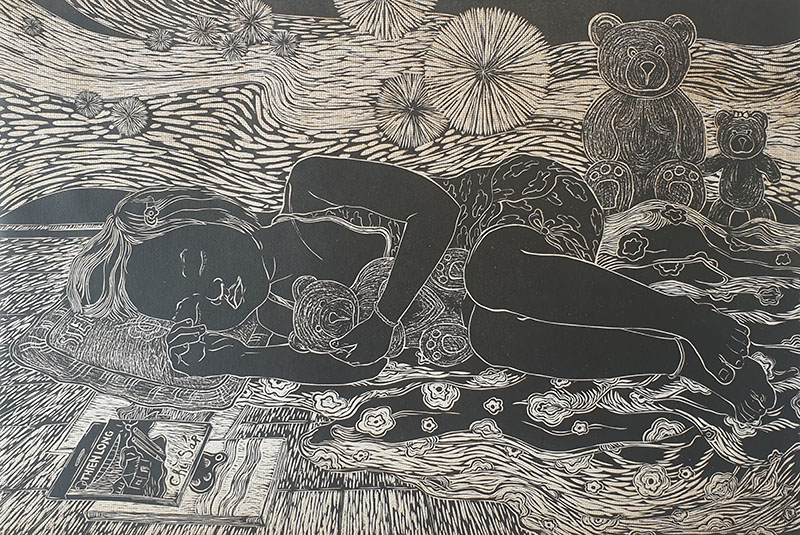 another attractive artwork shown at the event