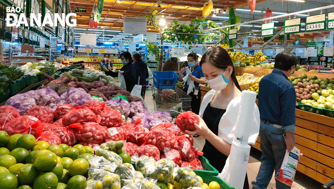 at the co opmart da nang supermarket
