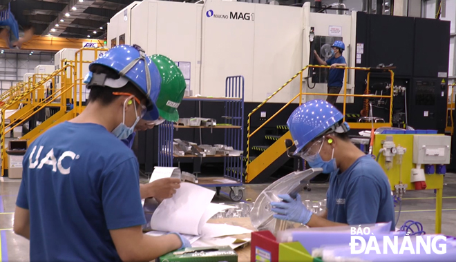at the sunshine aerospace components factory