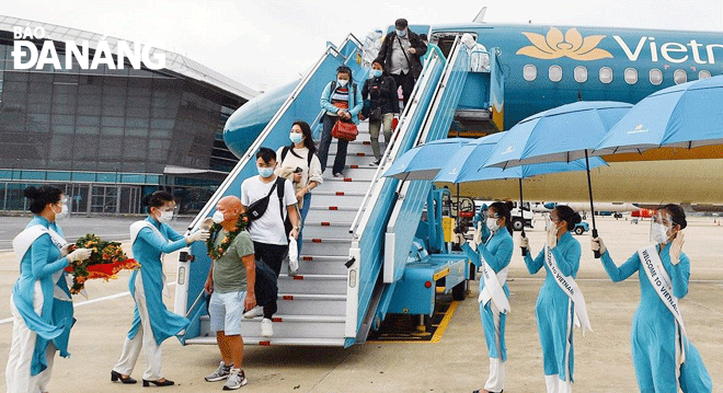 da nang welcomed its first international visitors