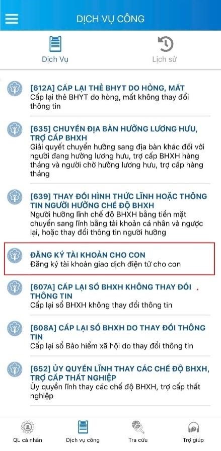 dang ky tai khoan vssid cho con 7