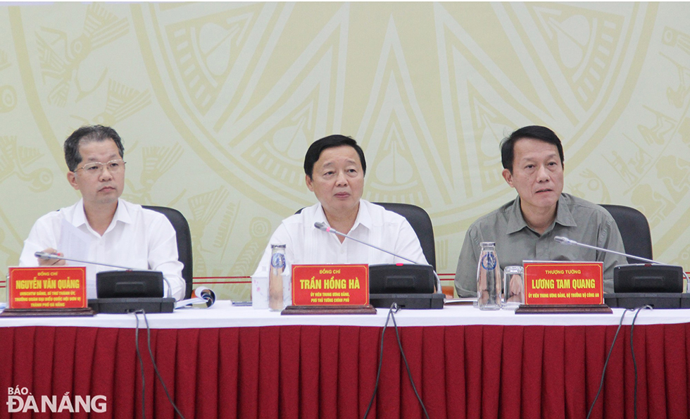doan cong tac chinh phu lam viec voi da nang