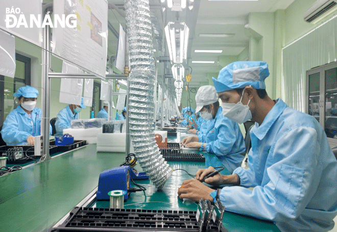 electronic component production activities