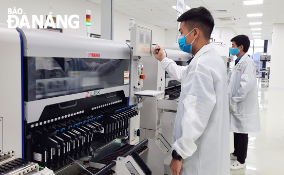 electronic components production