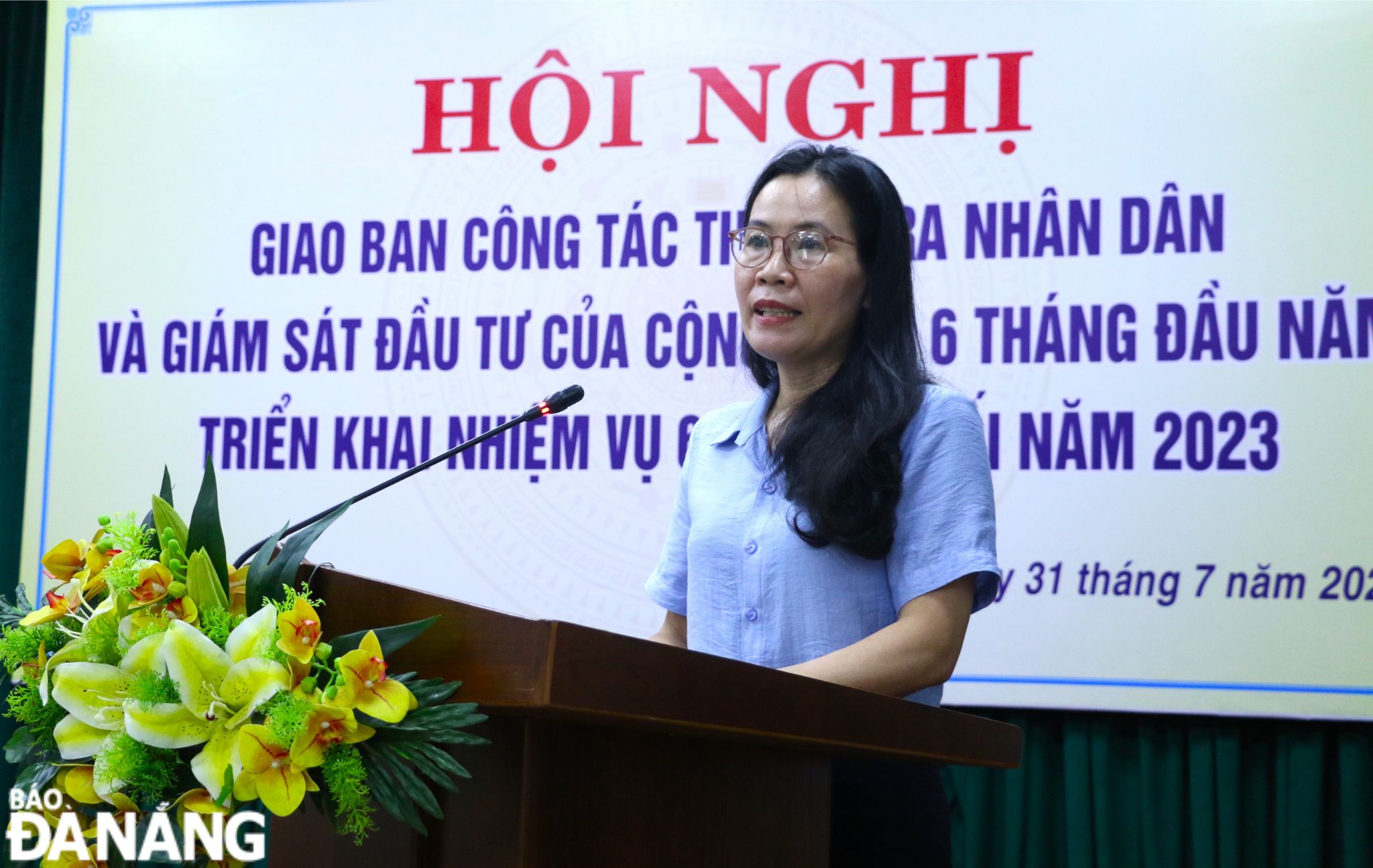 giao ban cong tac thanh tra nhan dan