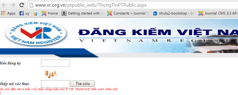 giao dien tra cuu thong tin phuong tien