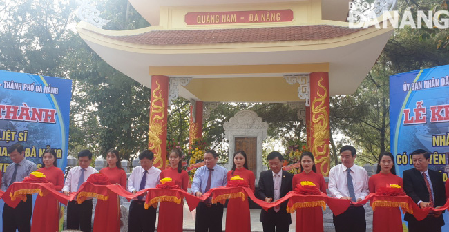 inauguration of the memorial stele