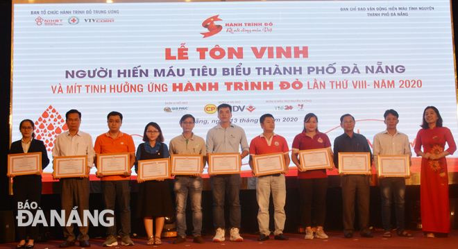 individuals and groups were honoured with certificates of merit
