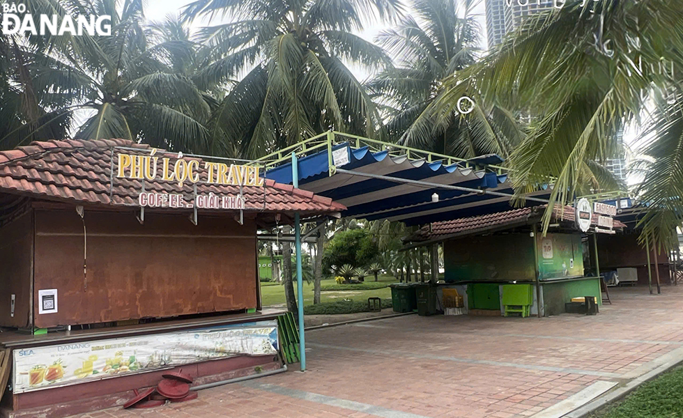 kiot am thuc 2c luu niem tai cong vien bien dong
