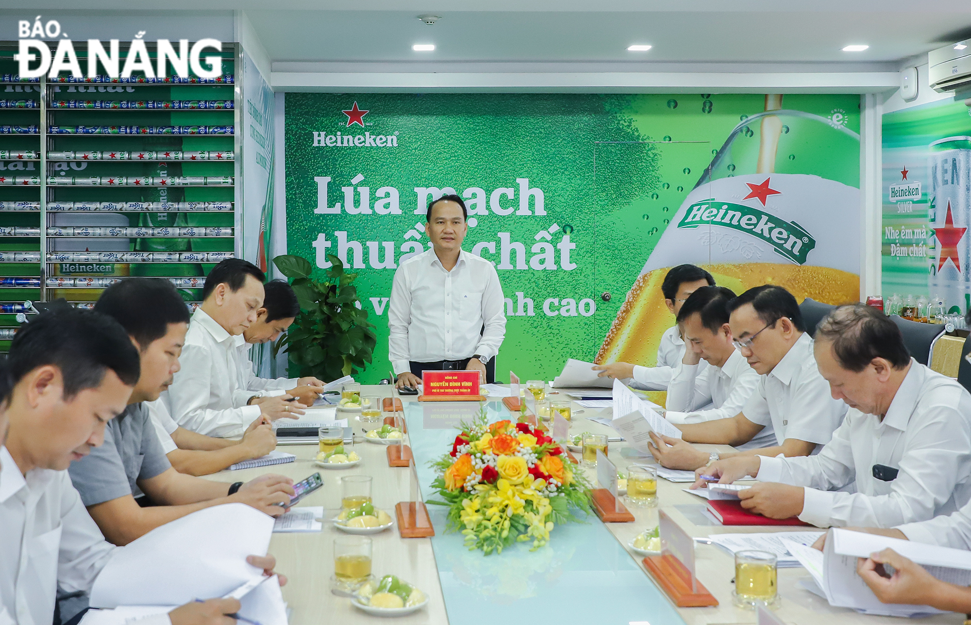 lam viec voi chi bo 2 cong ty heineken