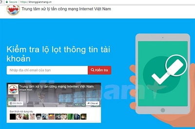 lo lot thong tin tai khoan