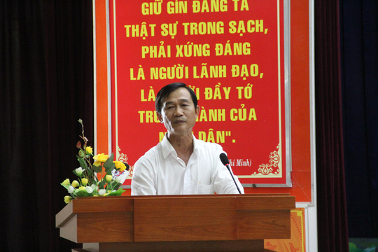 ong nguyen van tinh phat bieu tai cuoc hop