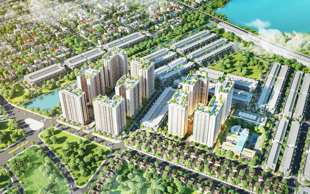 phoi canh khu do thi xanh bau tram lakeside