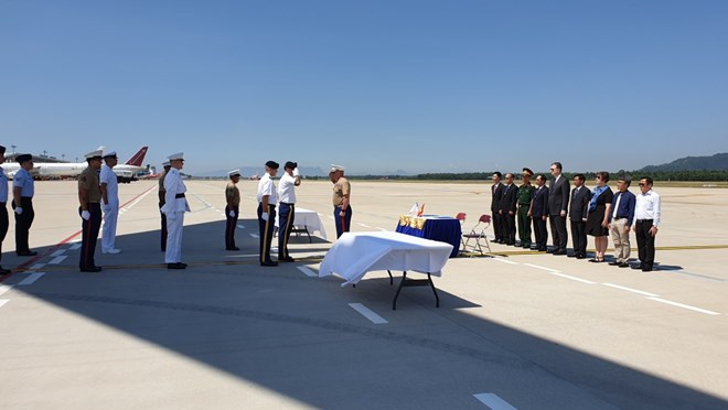 repatriation ceremony