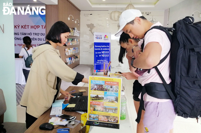 the tourist support centre at 108 bach dang street