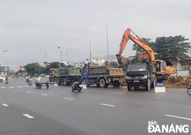 the upgrading of ngo quyen ngu hanh son route is on track