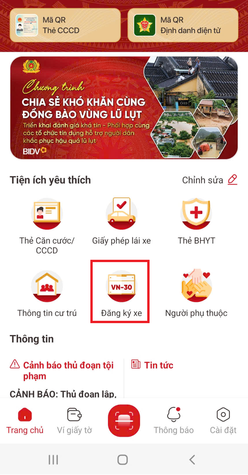 tich hop dang ky xe vao vneid 1