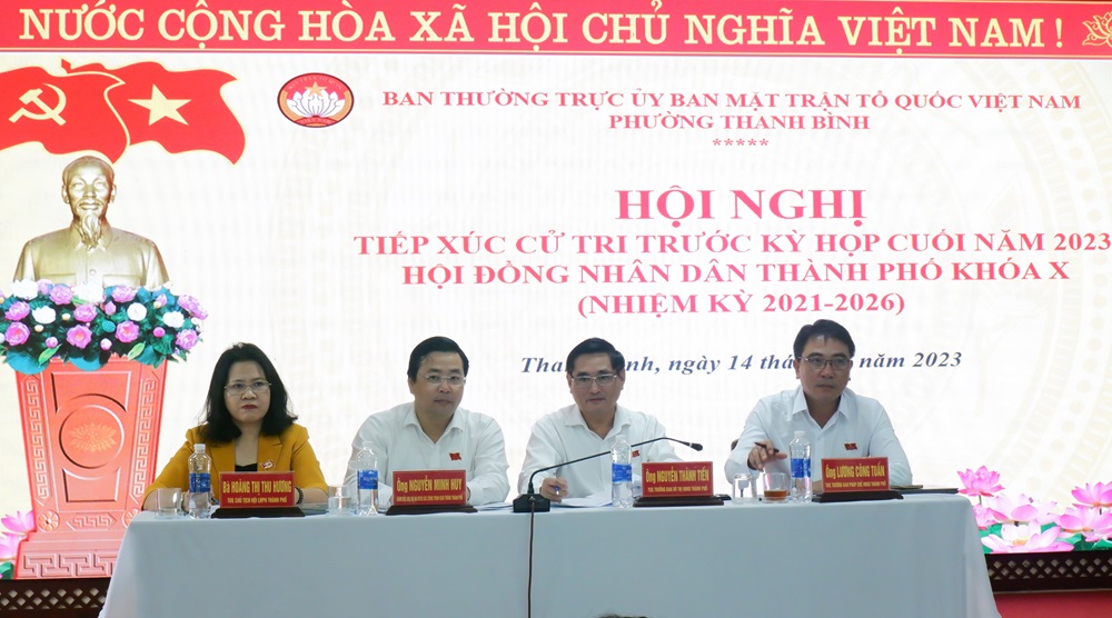 tiep xuc cu tri phuong thanh binh